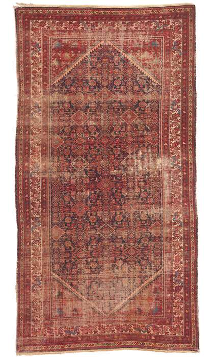 7 x 12 Antique Persian Malayer Rug 78548