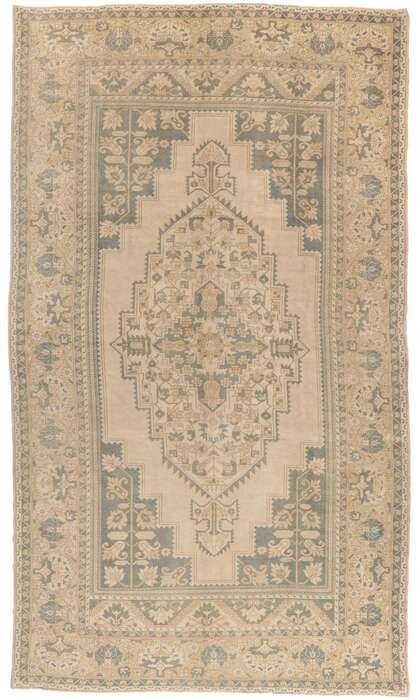 7 x 13 Vintage Turkish Oushak Rug 53691