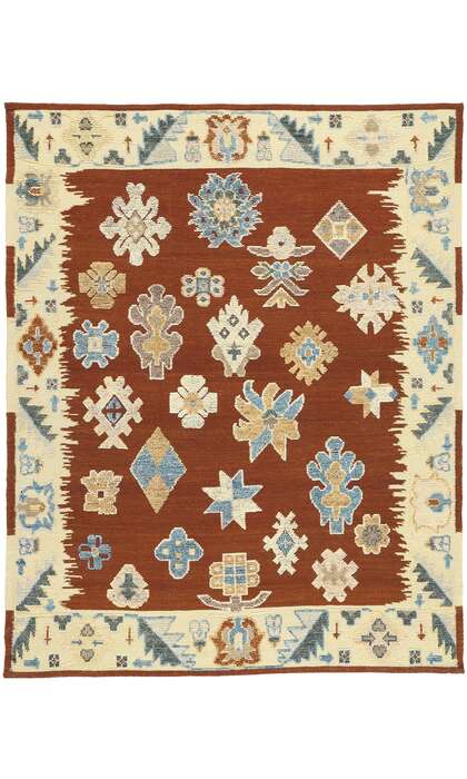 8 x 10 Oushak High-Low Rug 30895