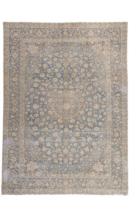 9 x 12 Antique Persian Tabriz Rug 61244