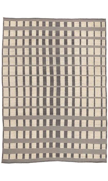 9 x 12 Modern Moroccan Rug Checkerboard 80994