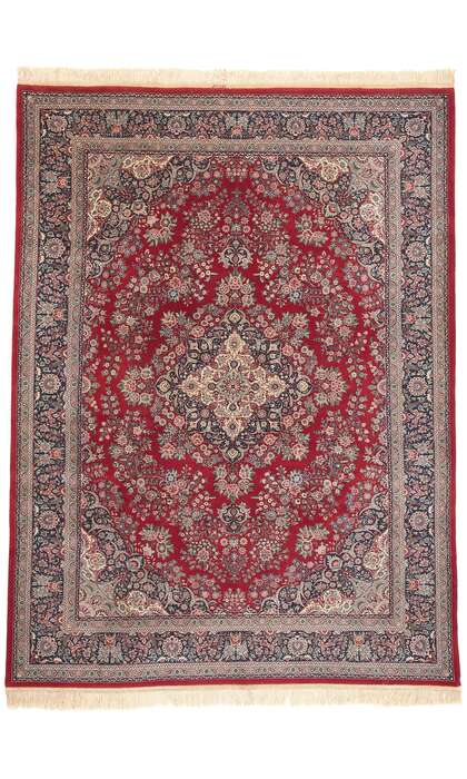 9 x 12 Vintage Pakistani Kerman Rug 78555