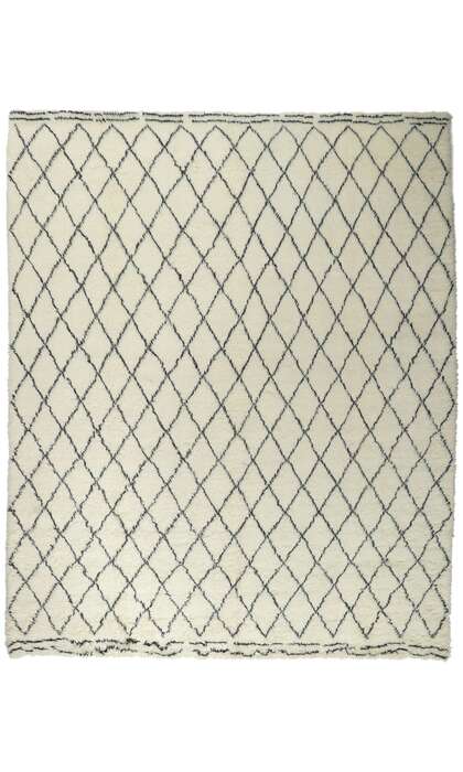 10 x 13 Modern Moroccan Area Rug 30420