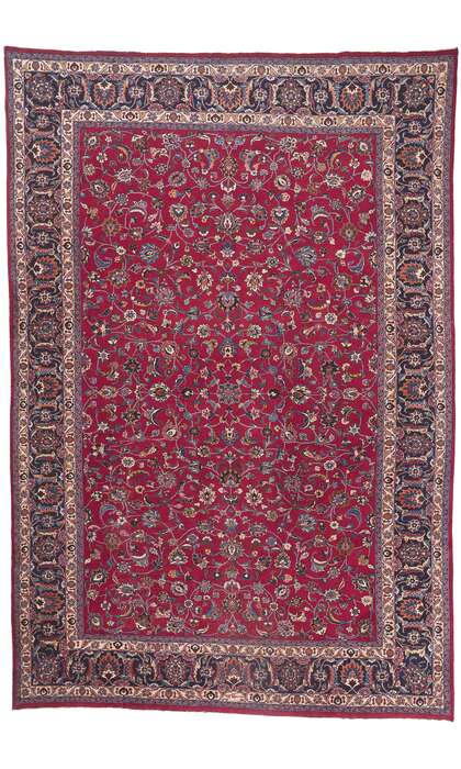 11 x 17 Large Antique Persian Mashhad Rug 78568