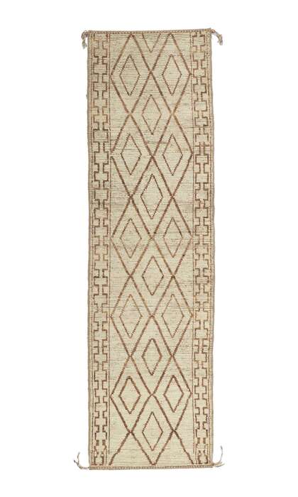 3 x 10 Earth-Tone Moroccan Runner 80768