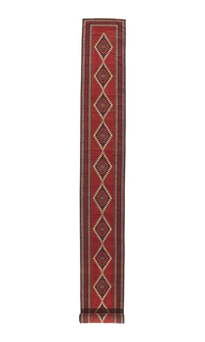 3 x 32 Antique Caucasian Karabagh Runner 53867