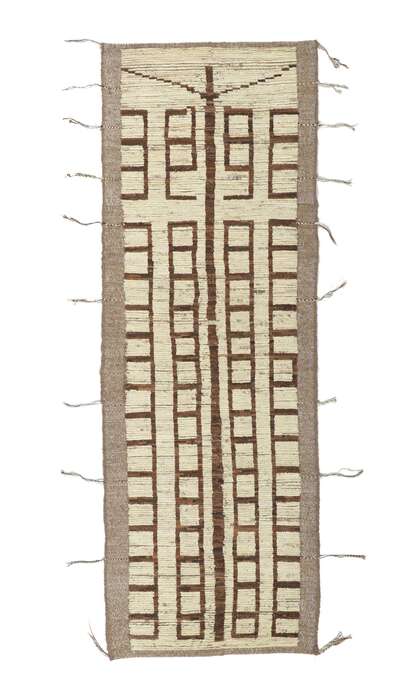 3 x 9 Earth-Tone Moroccan Runner 80766