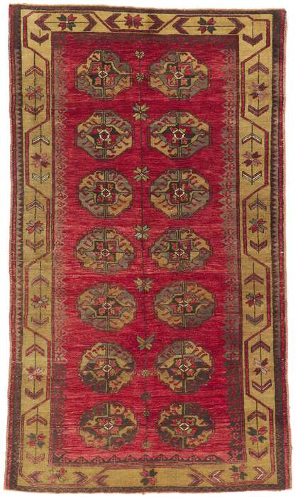 4 x 7 Vintage Turkish Oushak Rug 52382