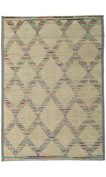 4 x 6 Modern Moroccan Rug 80815