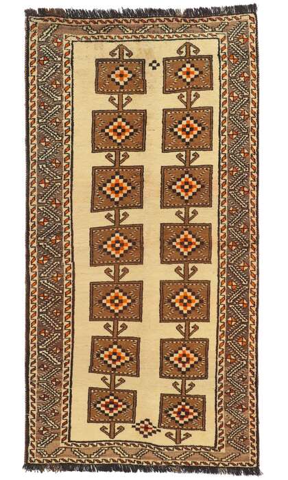 4 x 7 Vintage Persian Shiraz Rug 76548