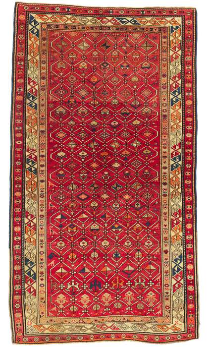 4 x 7 Vintage Turkish Oushak Rug 51554