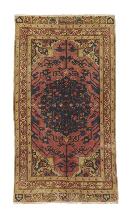 4 x 8 Vintage Turkish Sivas Rug 51229