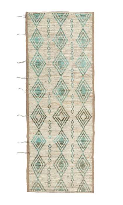 4 x 9 Earth-Tone Moroccan Runner 80769