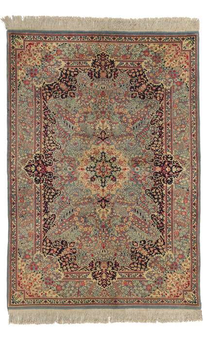 5 x 7 Antique Persian Kerman Rug 21681