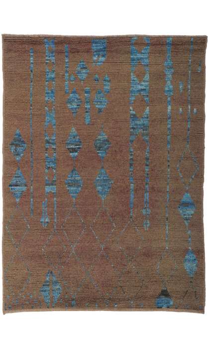 5 x 7 Earth-Tone Moroccan Rug 80782