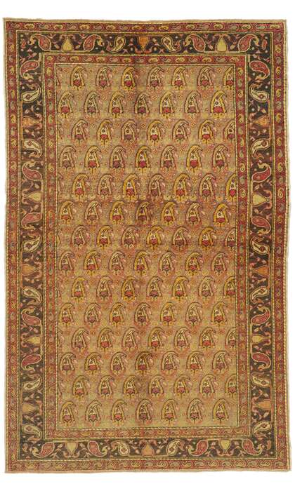 5 x 8 Vintage Turkish Oushak Rug 51393