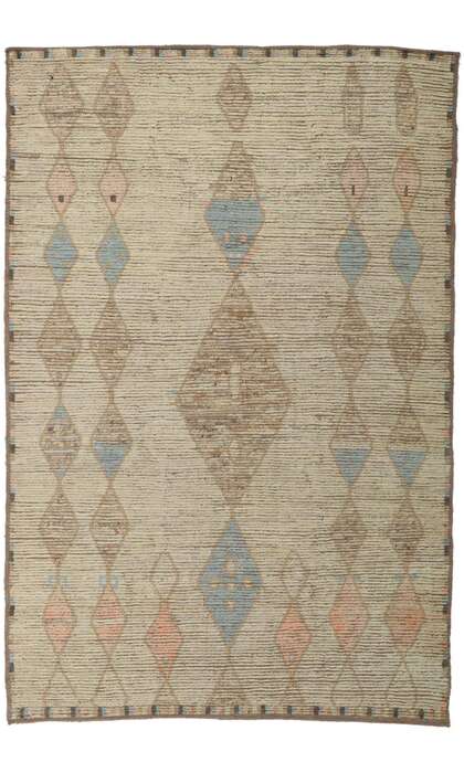 7 x 10 Earth-Tone Moroccan Rug 80788