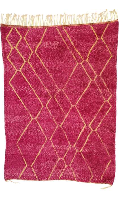 7 x 10 Pink Magenta Moroccan Rug 21046