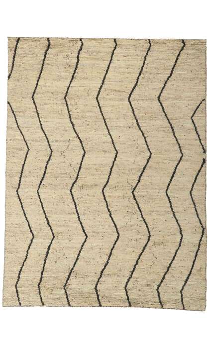 7 x 9 Earth-Tone Moroccan Rug 80820
