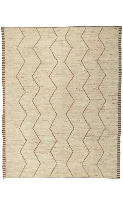 9 x 12 Earth-Tone Moroccan Rug 80808
