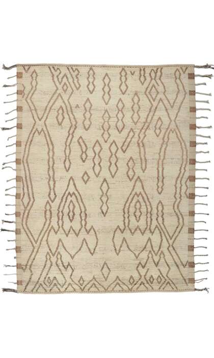 9 x 12 Earth-Tone Moroccan Rug 80807