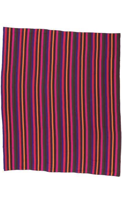 11 x 12 Colorful Turkish Striped Kilim Rug 60741