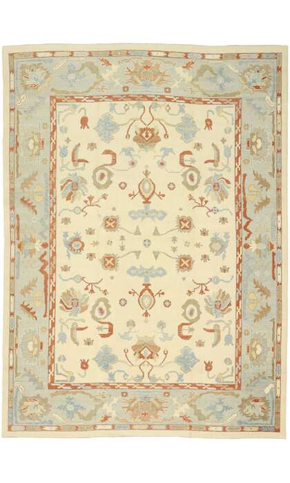 12 x 17 Large Modern Oushak Rug 51519