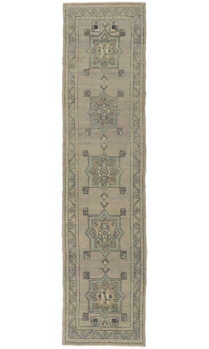 3 x 11 Modern Oushak Rug Runner 53794