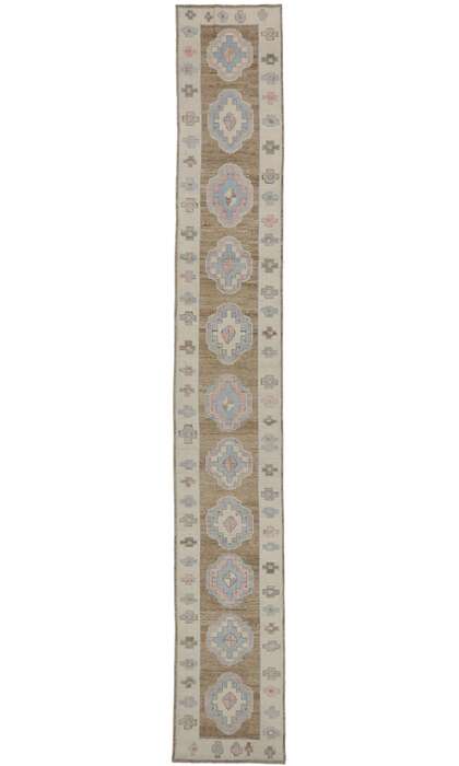 3 x 20 Extra Long Oushak Rug Runner 53587