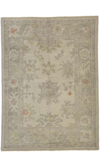 4 x 6 Modern Oushak Rug 53609