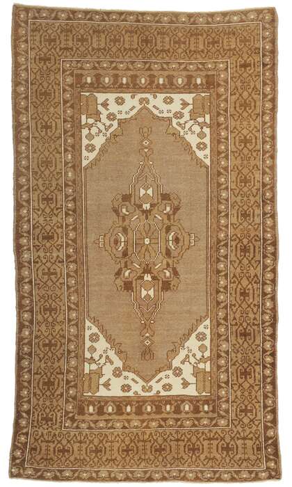 4 x 7 Vintage Turkish Oushak Rug 52958