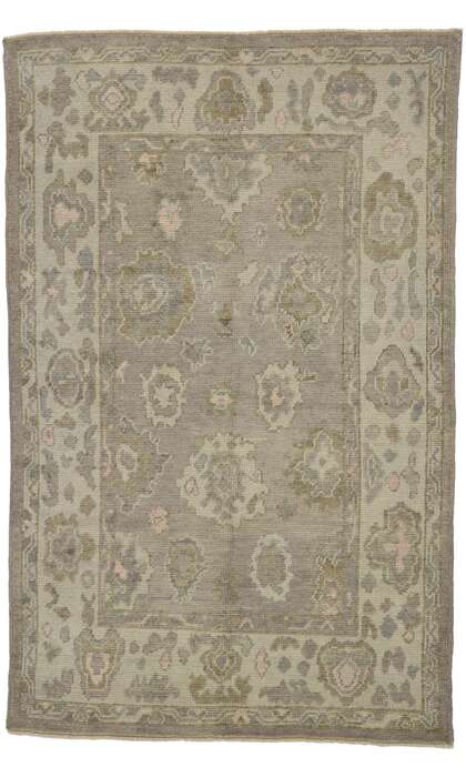 4 x 7 Modern Oushak Rug 53597