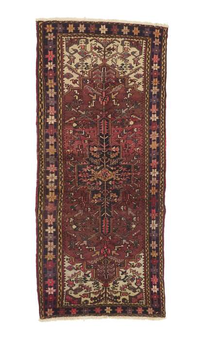 3 x 8 Vintage Persian Heriz Runner 76745