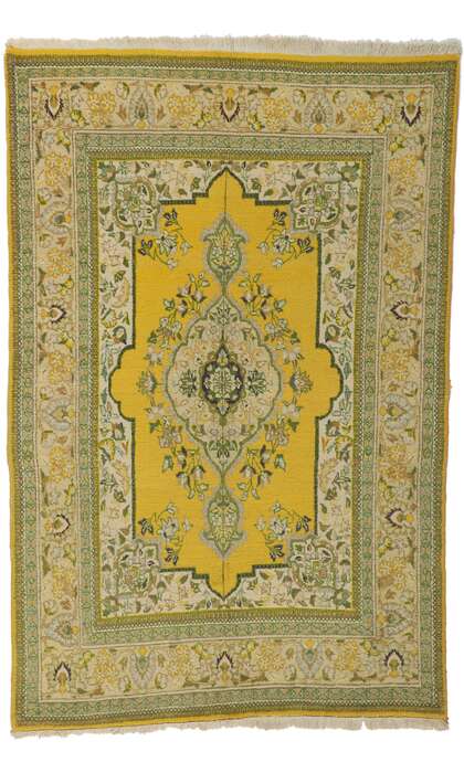 5 x 7 Vintage Persian Tabriz Rug 71908