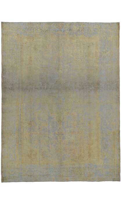 8 x 10 Vintage Overdyed Distressed Rug 60719