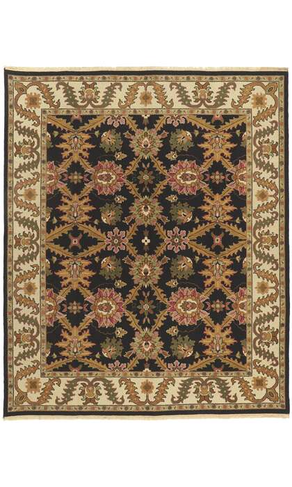 8 x 10 Vintage Indian Rug 74739