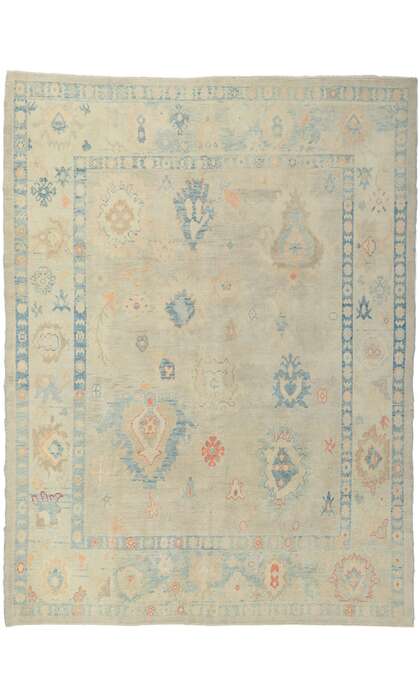 8 x 11 Colorful Oushak Rug 53802