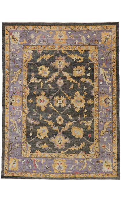 9 x 12 Colorful Oushak Rug 52168