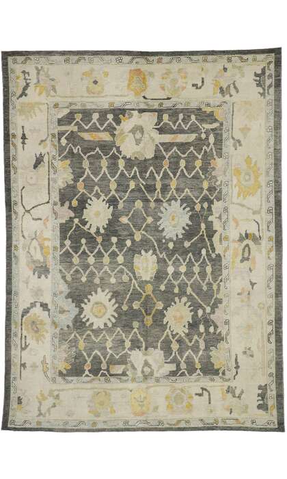 9 x 12 Modern Oushak Rug 52643