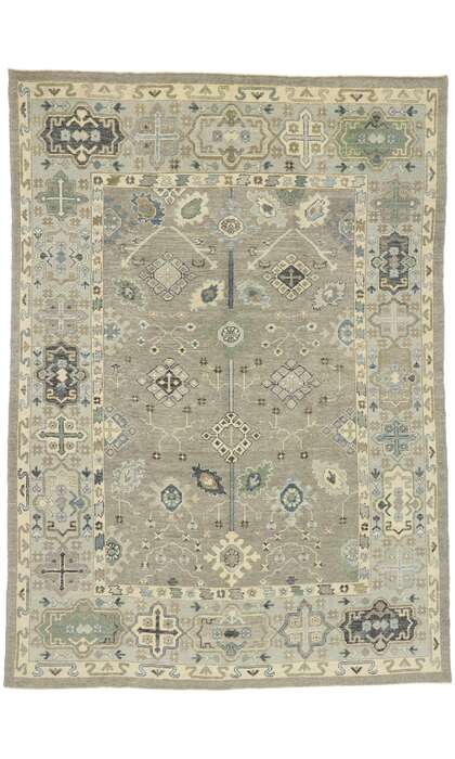 9 x 13 Modern Oushak Rug 52922