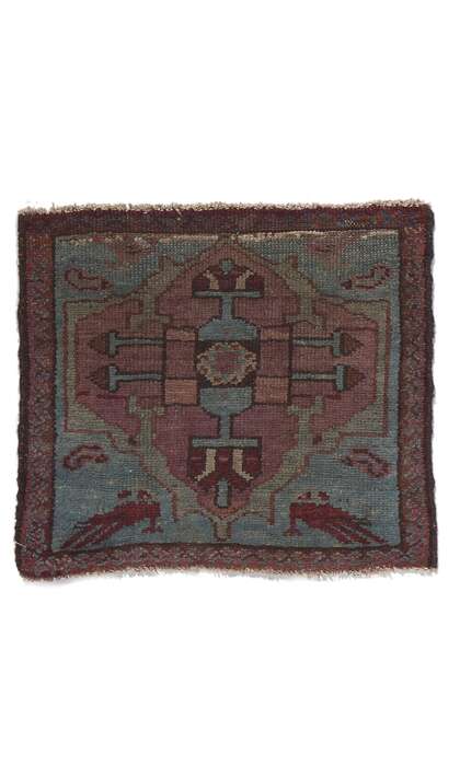 1 x 1 Antique Persian Malayer Rug 61256