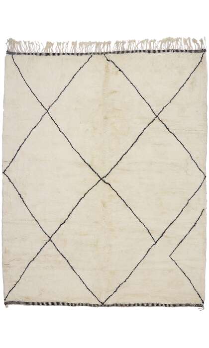 11 x 13 Organic Modern Beni Mrirt Moroccan Rug 21109