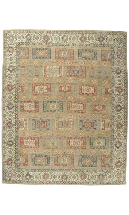 12 x 15 Distressed Modern Oushak Rug 30631