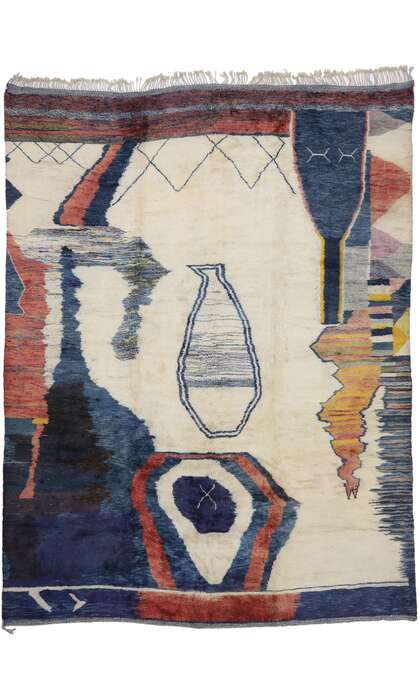 13 x 17 Oversized Abstract Moroccan Rug 21140