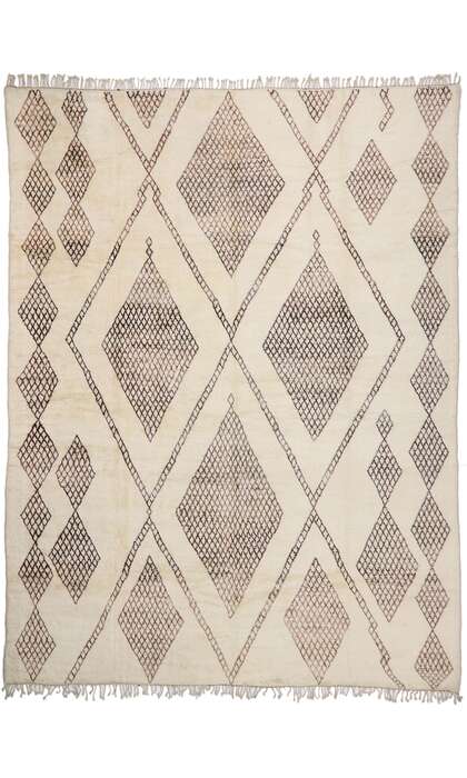 14 x 18 Oversized Neutral Moroccan Rug 21144