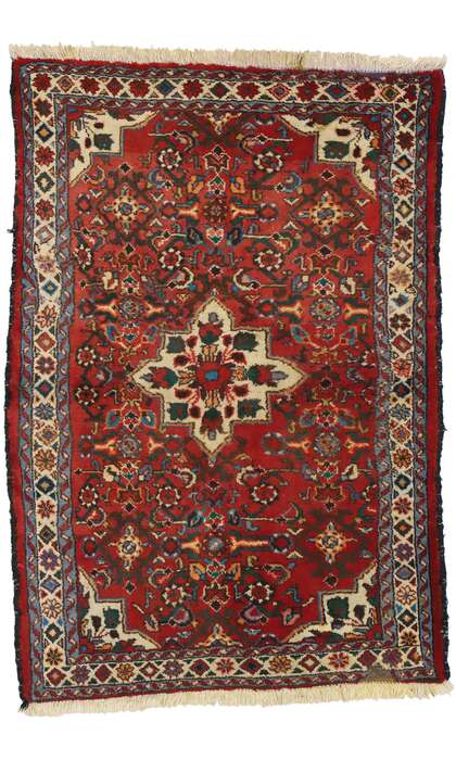 3 x 5 Vintage Persian Hamadan Rug 60272