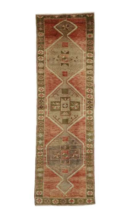 4 x 12 Vintage Turkish Oushak Rug 50442