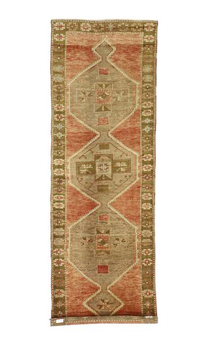 4 x 12 Vintage Turkish Oushak Rug 50443