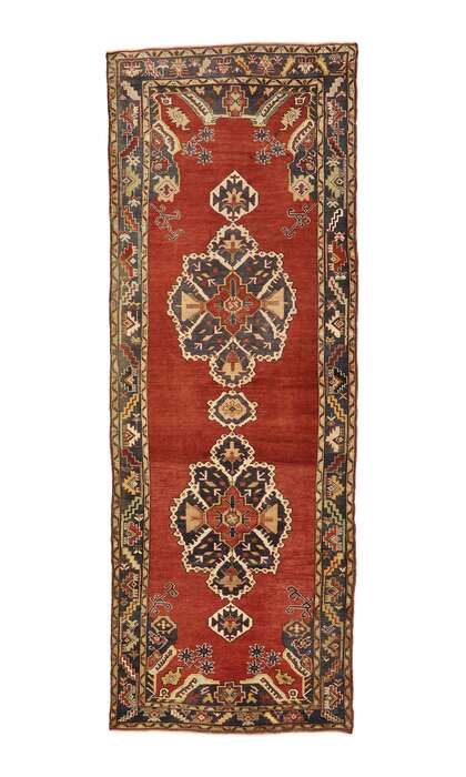 4 x 12 Vintage Turkish Oushak Rug 73738