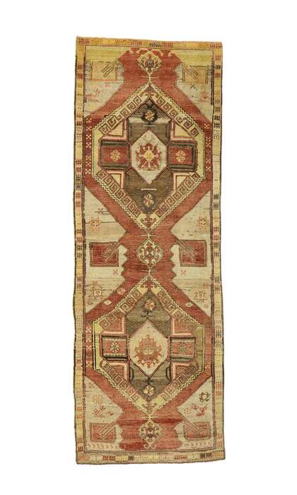 4 x 12 Vintage Turkish Oushak Rug 50645